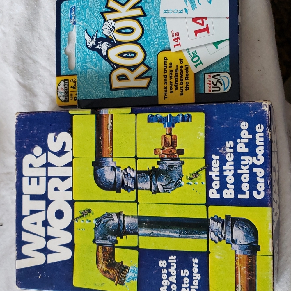 🏗🏗 2FOR20 Vintage Waterworks and Rook Games